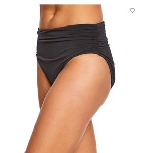 NWT MagicSuit Black Shirred Jersey Brief Swim Bikini Bottom